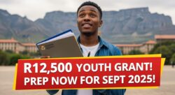 Youth Support Grant R12,500 September 2025 – Applicants Advised to Prepare Documents Early