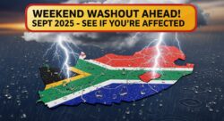 Weekend Rain Alert September 2025 – Heavy Rainfall to Impact Several South African Regions