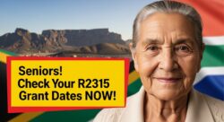 Seniors Can Now Check Payment Dates for R2,315 Grant