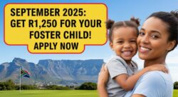 September 2025 Foster Child Grant: Apply Online and Receive R1,250