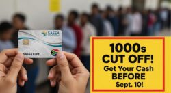 Thousands Suspended From SASSA Payments Before September 10